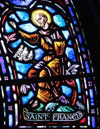 Porción de un vitral