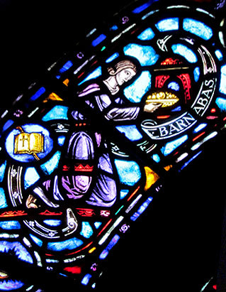 Porción de un vitral