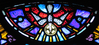 Porción de un vitral