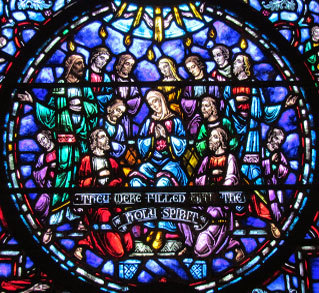 Porción de un vitral