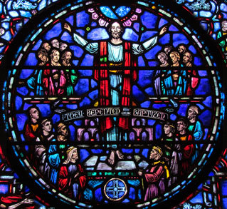 Porción de un vitral