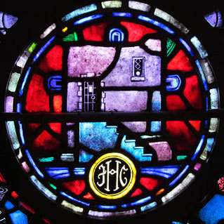 Porción de un vitral