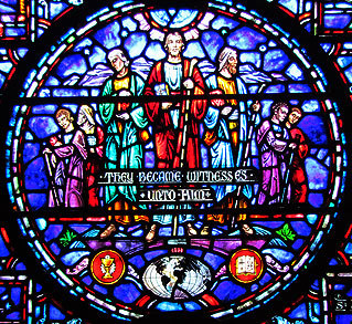 Porción de un vitral