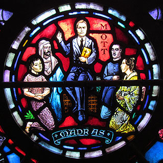 Porción de un vitral