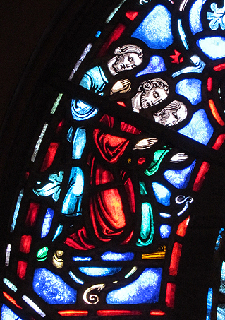 Porción de un vitral
