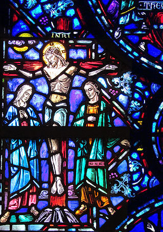 Porción de un vitral