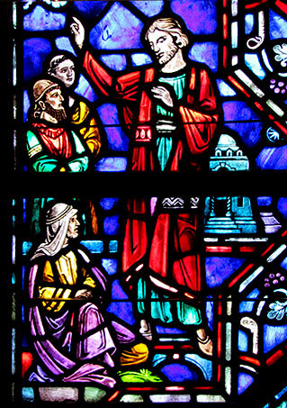 Porción de un vitral