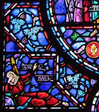 Porción de un vitral