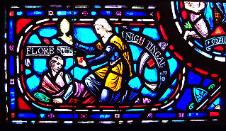 Porción de un vitral