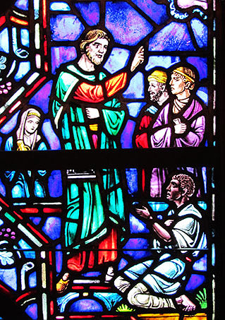 Porción de un vitral