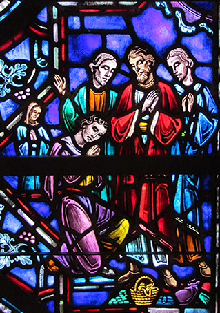 Porción de un vitral