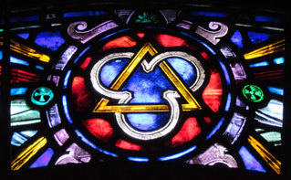 Porción de un vitral